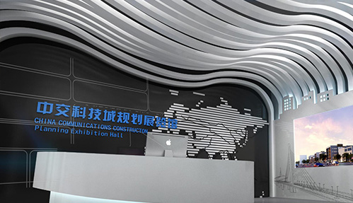 交通行業展廳設計-中交科技城規劃館設計展示