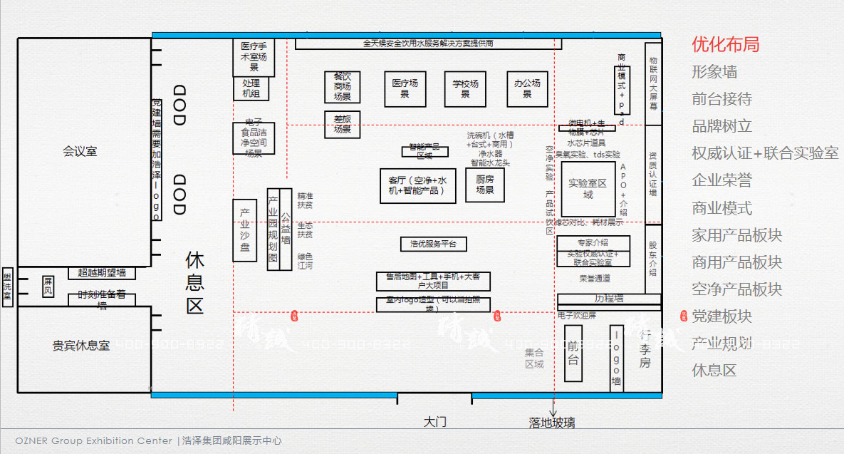 咸陽浩澤集團企業展廳設計中心|概念篇