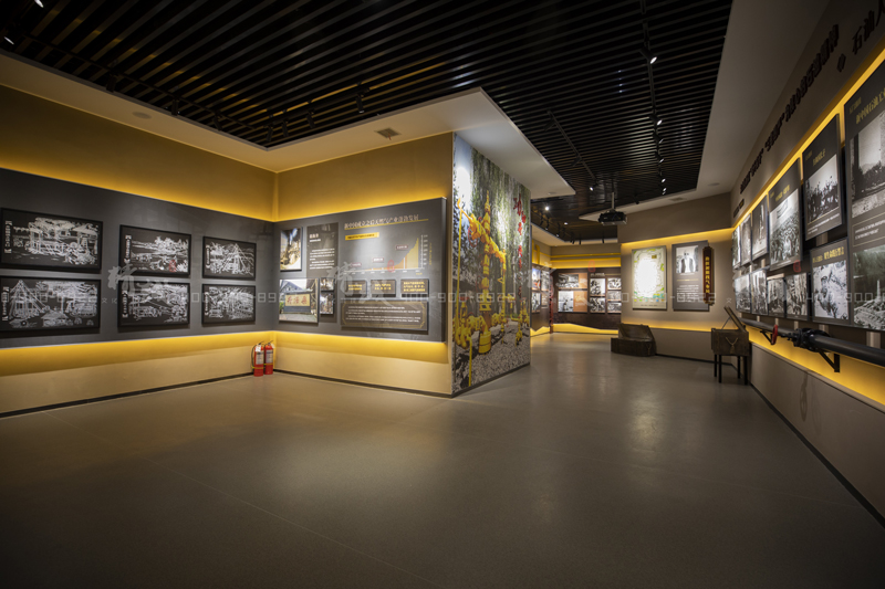 油田展館設計施工|陜參一井展覽館案例