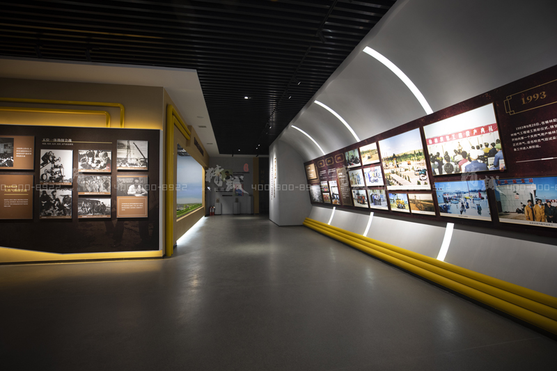 油田展館設計施工|陜參一井展覽館案例