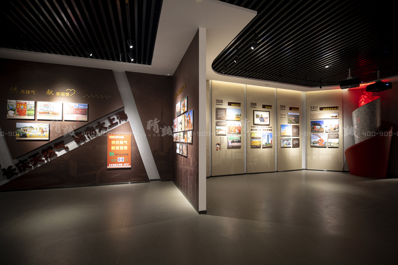 油田展館設計施工|陜參一井展覽館案例