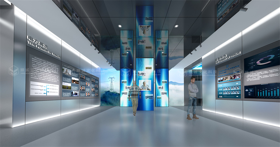 電力行業展廳設計-國西北電力設計院智慧綜合展廳